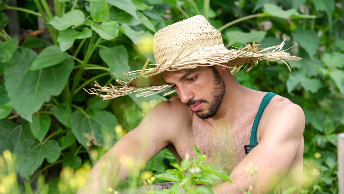 I've found help to tend the garden ... see note about nude gardening. Picture: Shutterstock