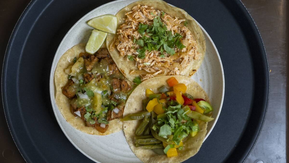 A selection of popular tacos from the Jarochos menu. Picture by Gary Ramage