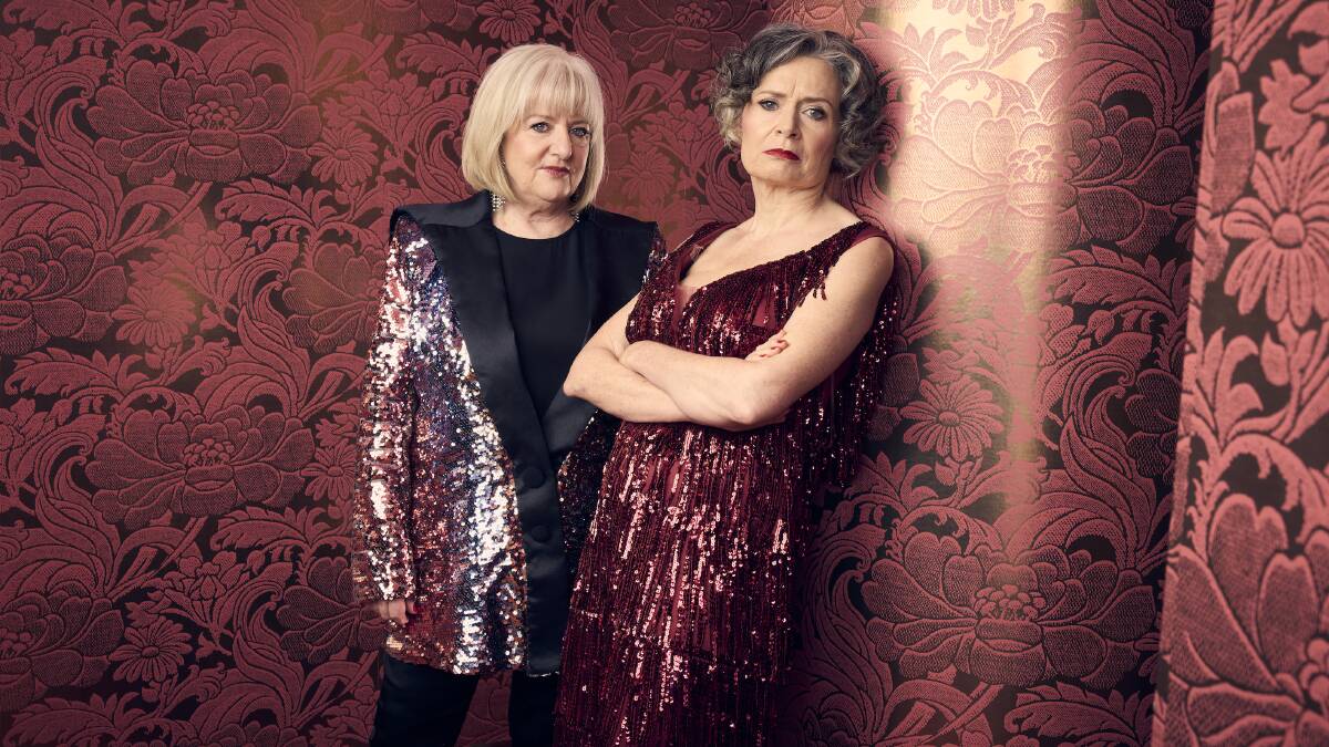 Denise Scott and Judith Lucy are opening their 2022 tour of Still Here in Canberra. Picture: Supplied