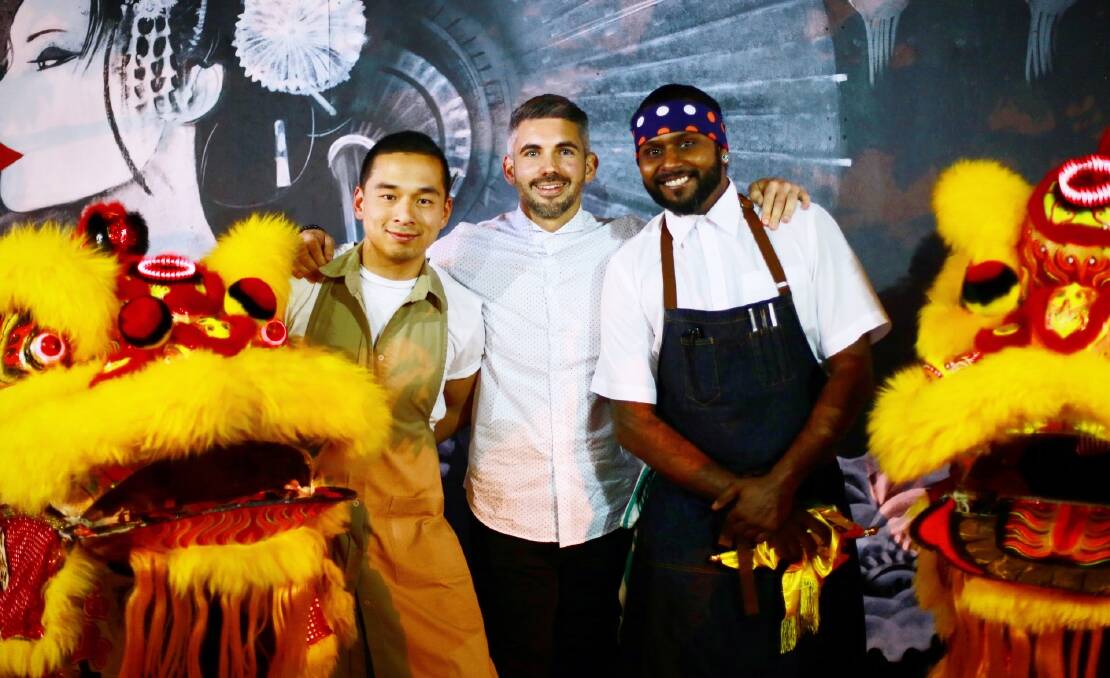 Celebrate the Lunar New Year with Kent Nhan, Greg Lally and AK Ramakrishna from XO Restaurant. Picture: Supplied