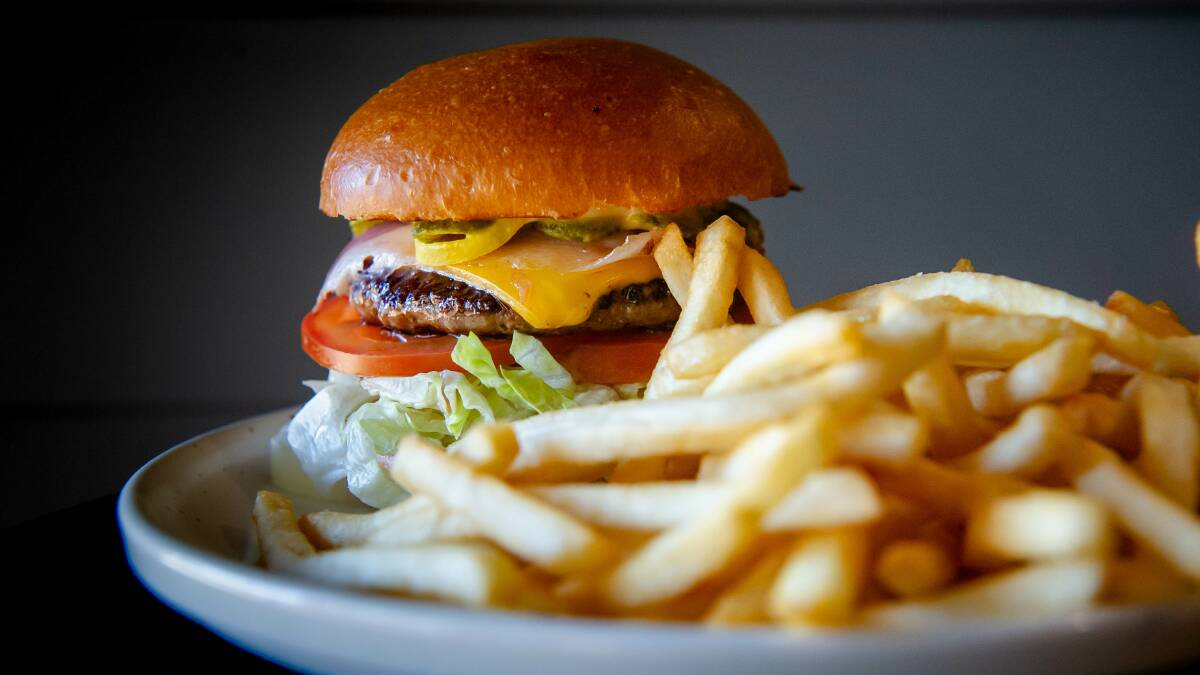 The Duxton classic cheeseburger. Picture: Elesa Kurtz