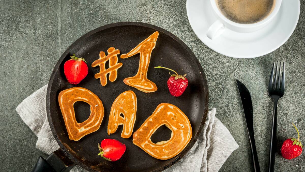 Treat dad to a special meal on Father's Day that's a little fancier than pancakes. Picture: Shutterstock
