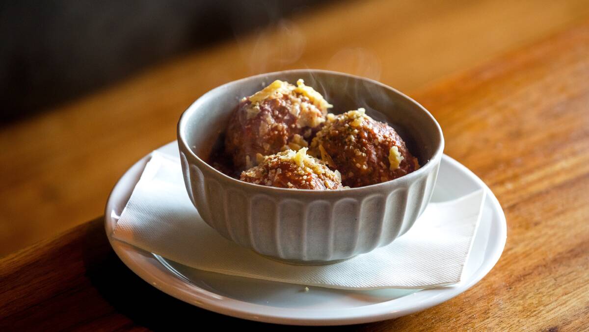 House made chorizo meatballs. Picture by Sitthixay Ditthavong
