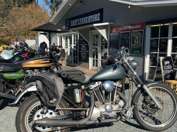 Pull over at Fuel East Lynne for a pie and a walk through the bikes. Picture: Instagram
