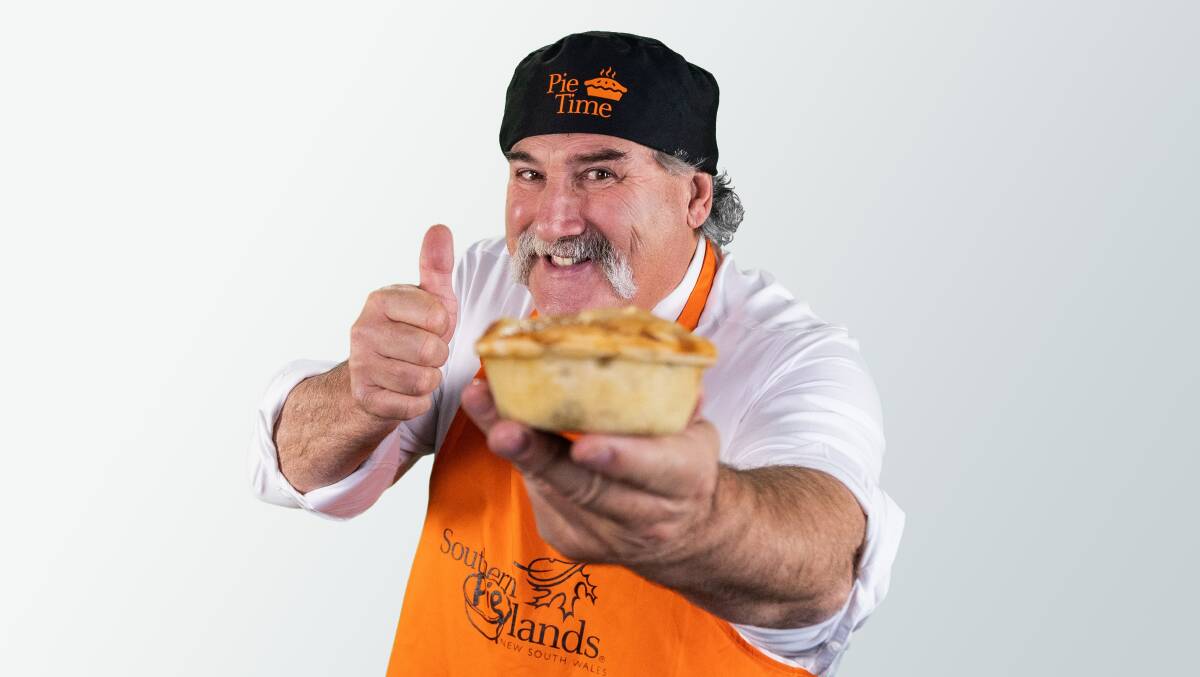 All-round Aussie legend Robert "Dipper" DiPierdomenico is the official Pie Minister. Picture: Supplied