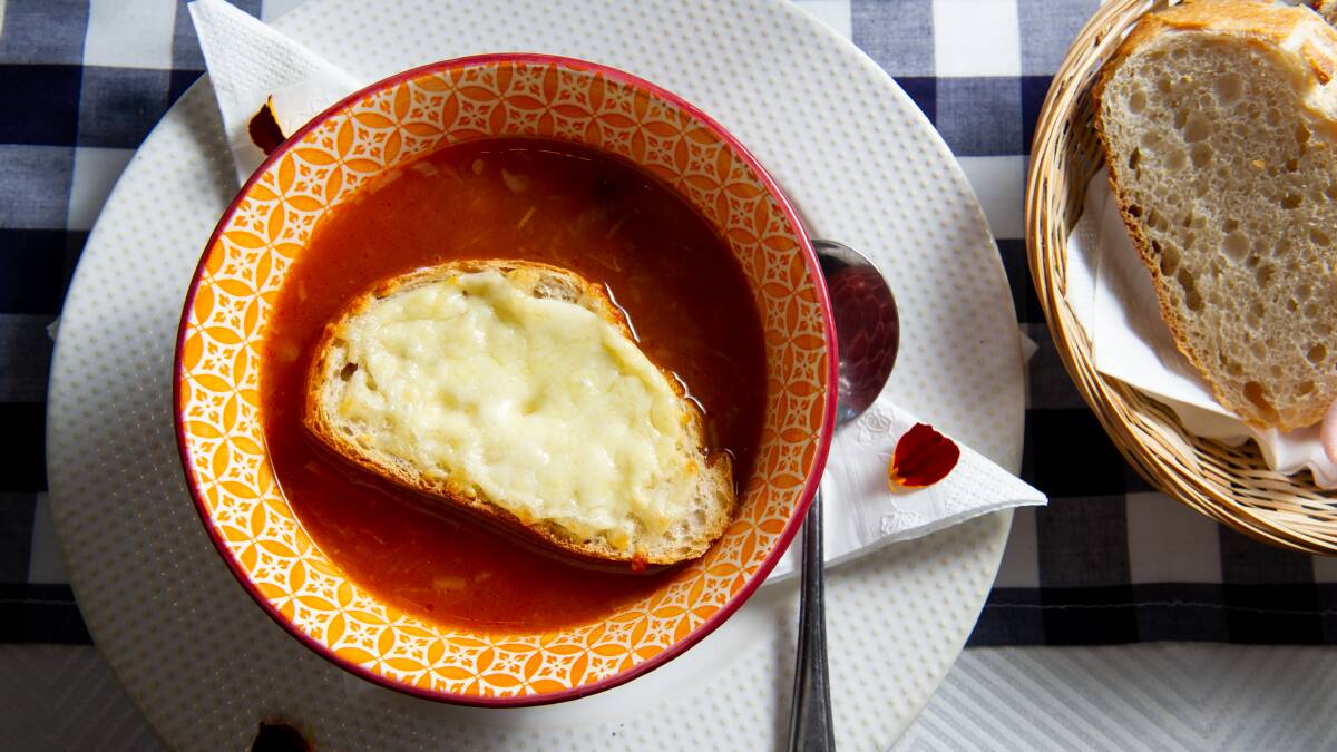 French onion soup. Picture by Elesa Kurtz