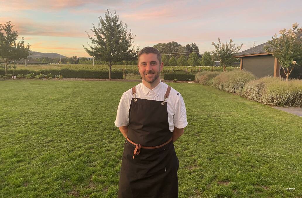 Pialligo Estate's executive chef Mark Glenn features in the cooking program. Picture: Supplied