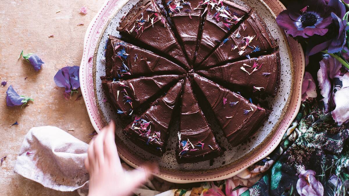 A simple melt-and-mix chocolate cake delivers plenty of nostalgia. Picture by Tilly Pamment 