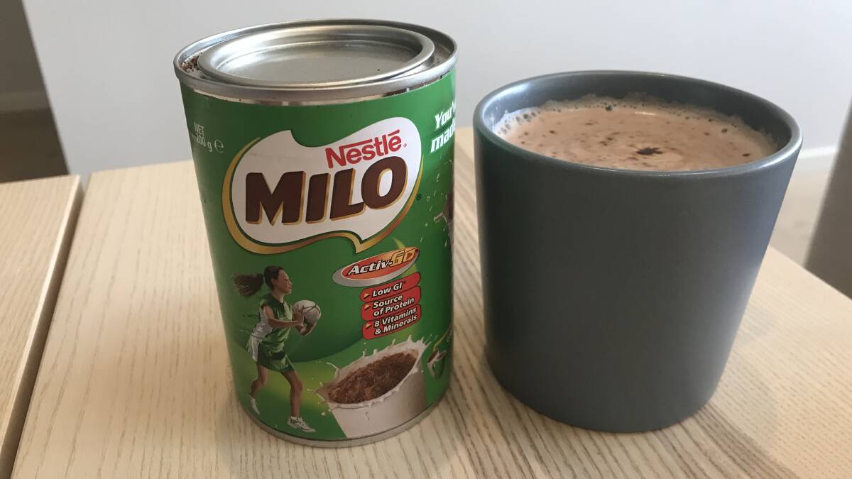 Nothing better than a mug of hot chocolately MILO. The ACT was the only state or territory to vote for it hot.
