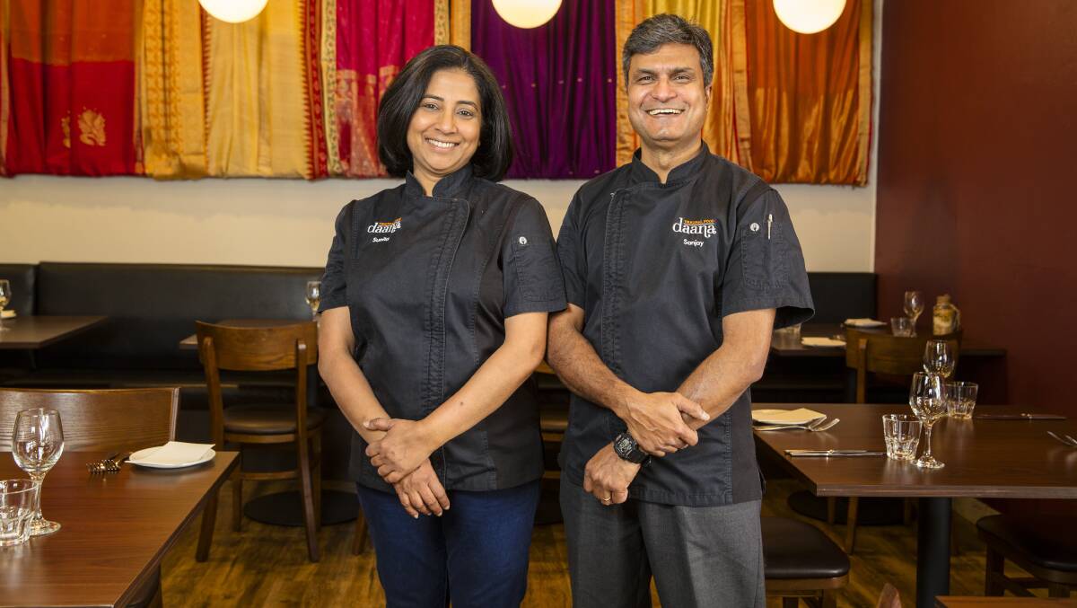 Daana's Sunita and Sanjay Kumar won gold at the recent Restaurant and Catering National Awards. Picture by Keegan Carroll