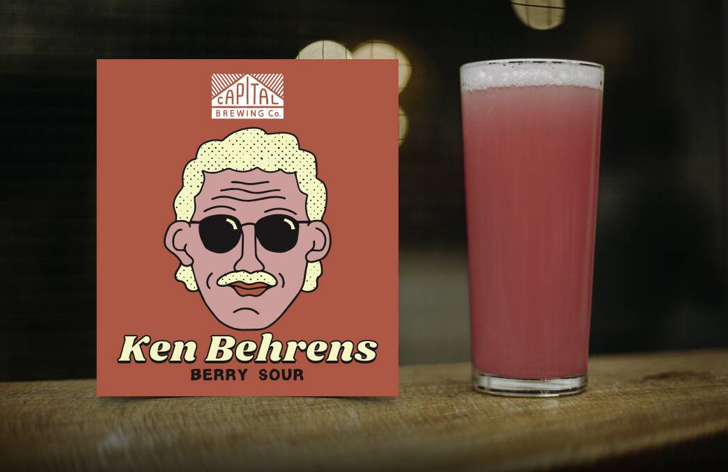 Capital Brewing's Ken Behrens berry sour is available now. Picture: Supplied