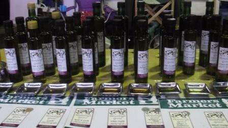You can find a range of oils from Homeleigh Grove at the Capital Region Farmers' Markets. Picture: Supplied