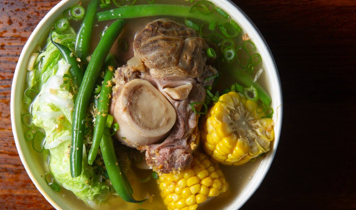Beef shank soup. Picture: Elesa Kurtz