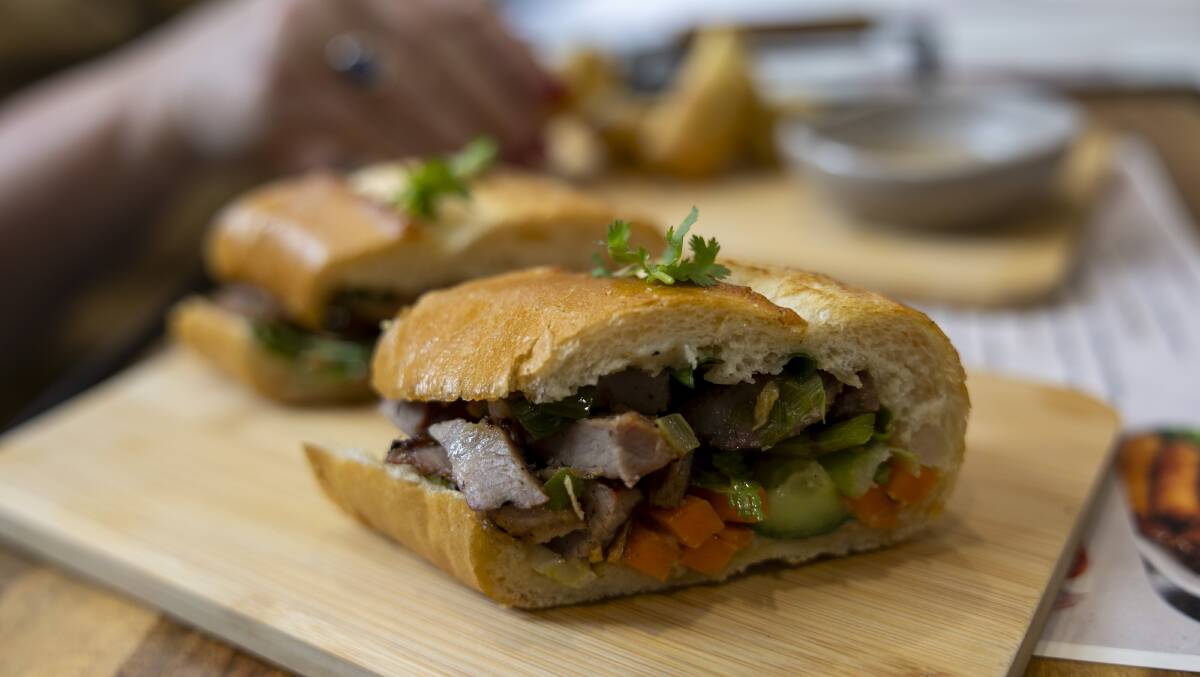 Signature pork banh mi. Picture by Gary Ramage