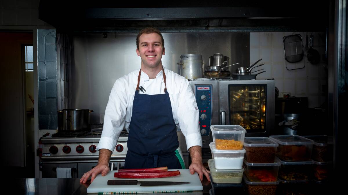 Noah Cairnduff will represent ACT in the grand finals of the Nestle Golden Chef's Hat Awards. Picture: Elesa Kurtz