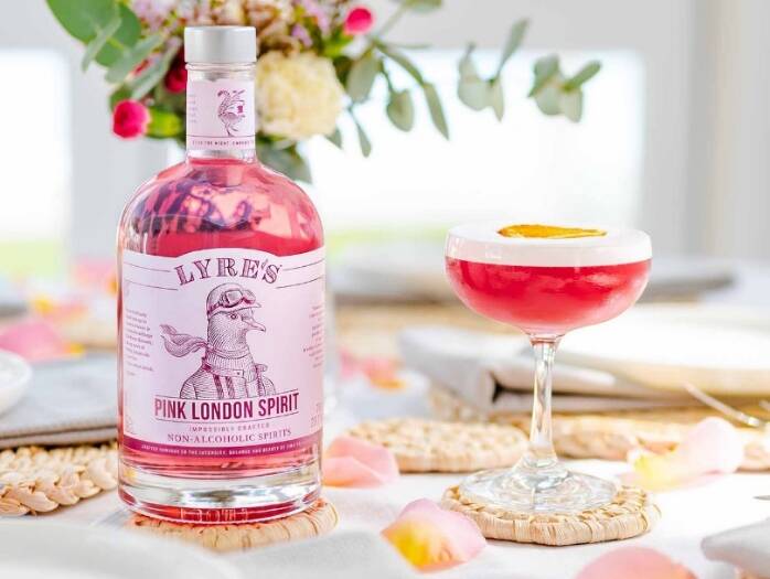 Lyre's Pink London Gin captures the essence of a full-strength pink gin. Picture supplied