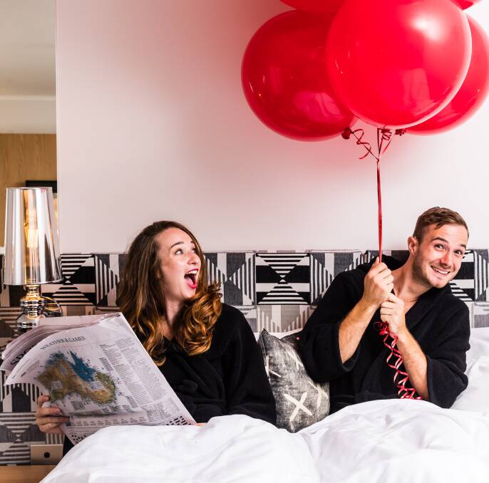 Spoil your Valentine with a night at QT Canberra. Picture: Supplied