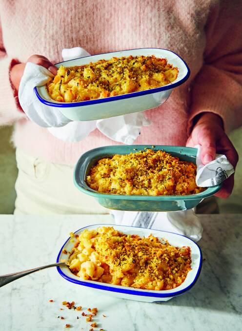 Mac 'n' cheese with breadcrumbs. Picture by Armelle Habib