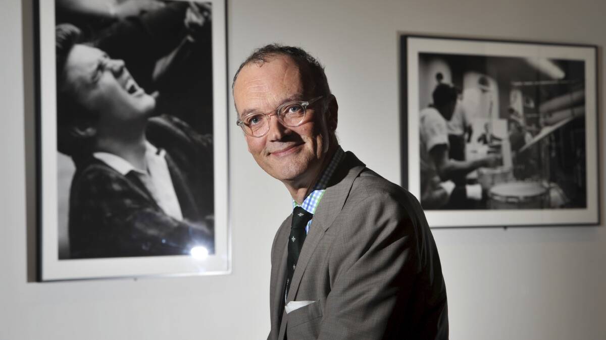 Former National Portrait Gallery director, Angus Trumble when he was appointed in 2013. Picture by Graham Tidy