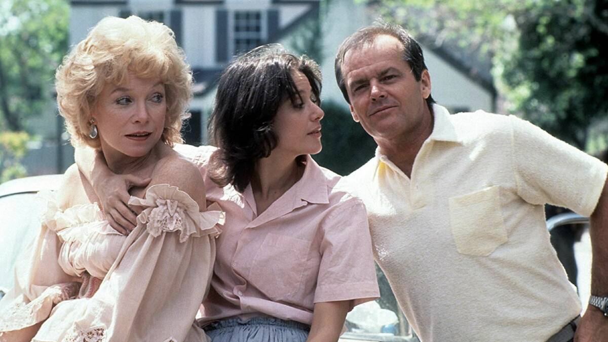 Shirley MacLaine, Debra Winger and Jack Nicholson in Terms of Endearment. Picture: Supplied