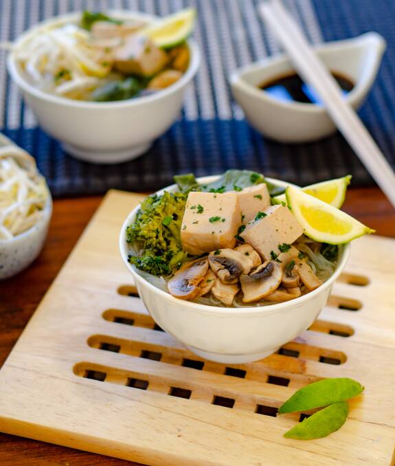 Easy vegan pho. Picture: Supplied