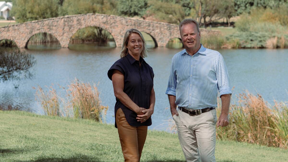 Mona Farm owners Belinda and Bill Pulver. Picture supplied
