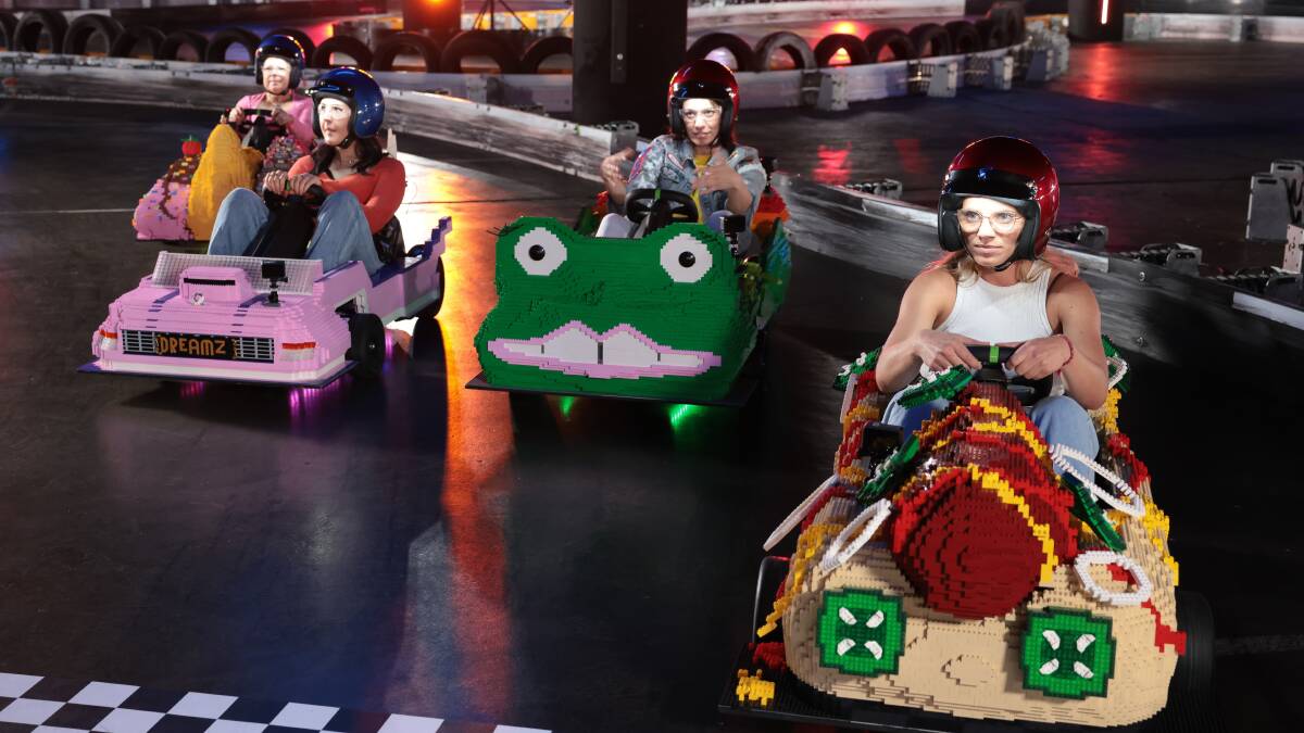 Lego go-karts, how much funner can this show get? Picture courtesy of Nine