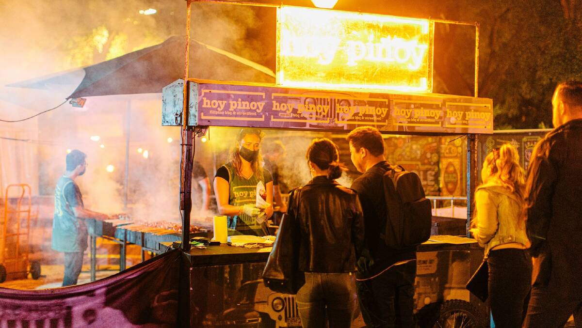 Hoy Pinoy is always a popular stall at the Night Noodle Markets. Picture: Supplied