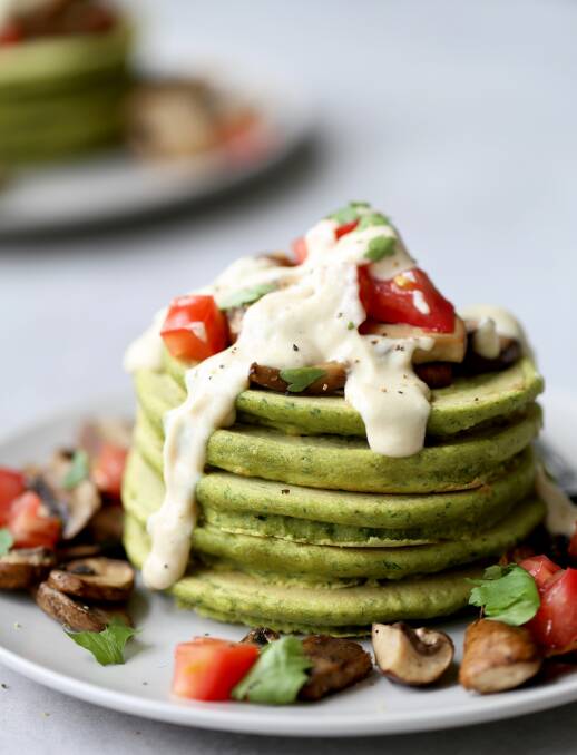 Falafel pancakes are something different from the usual recipe. Picture: Supplied