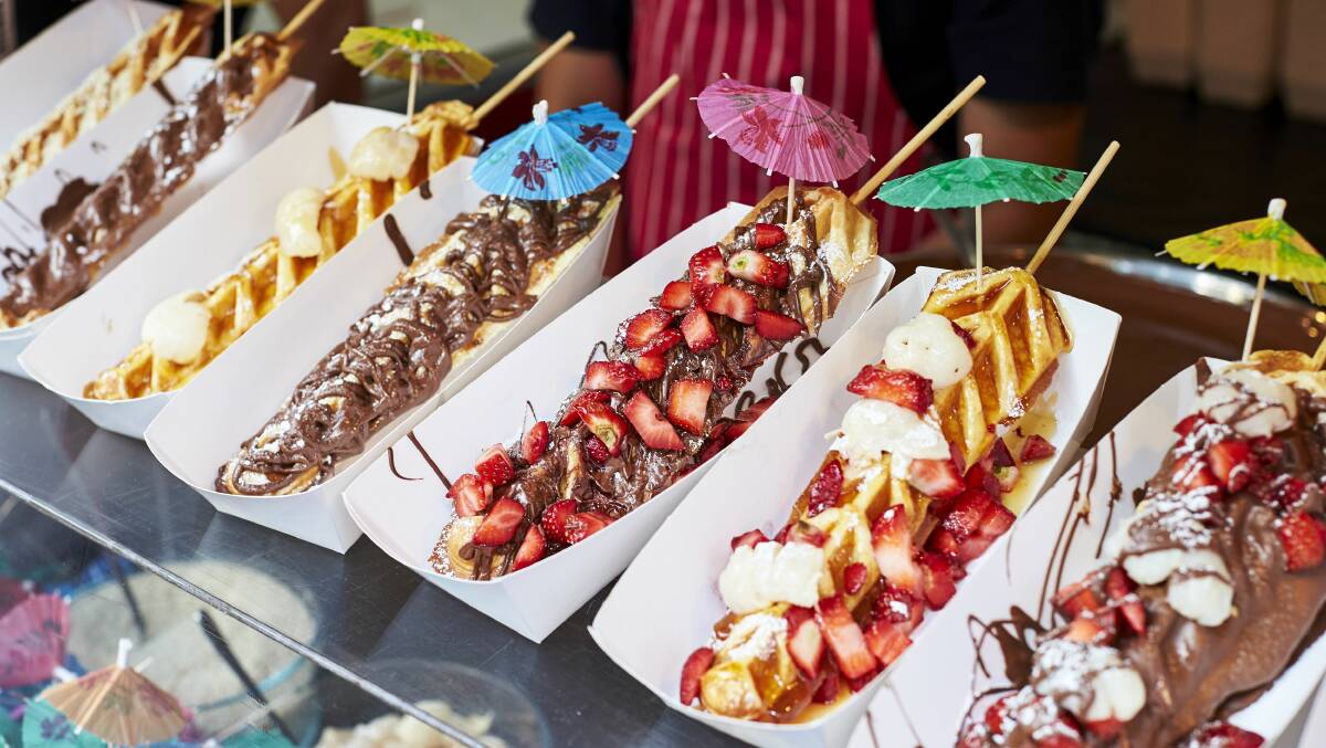 Save room for dessert at Waffleland. Picture: Supplied