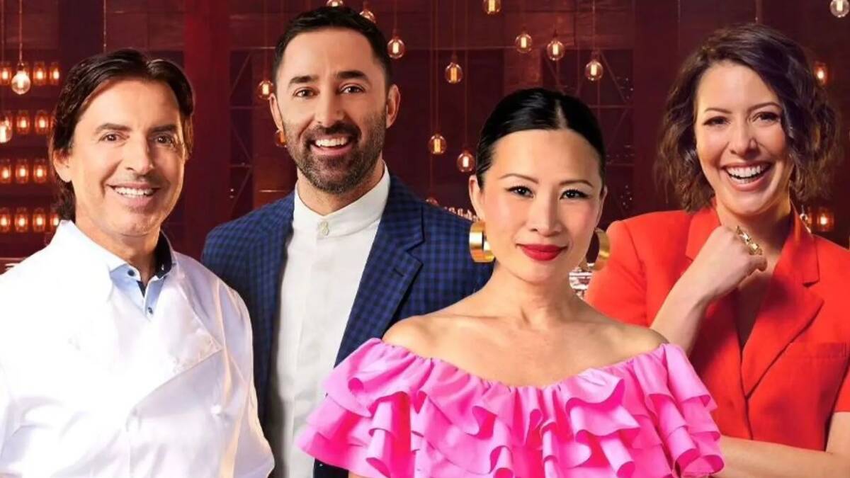 2024's judges Michelin-starred chef Jean-Christophe Novelli, Andy Allen, Poh Ling Yeow and food critic Sofia Levin. Picture courtesy of Network 10