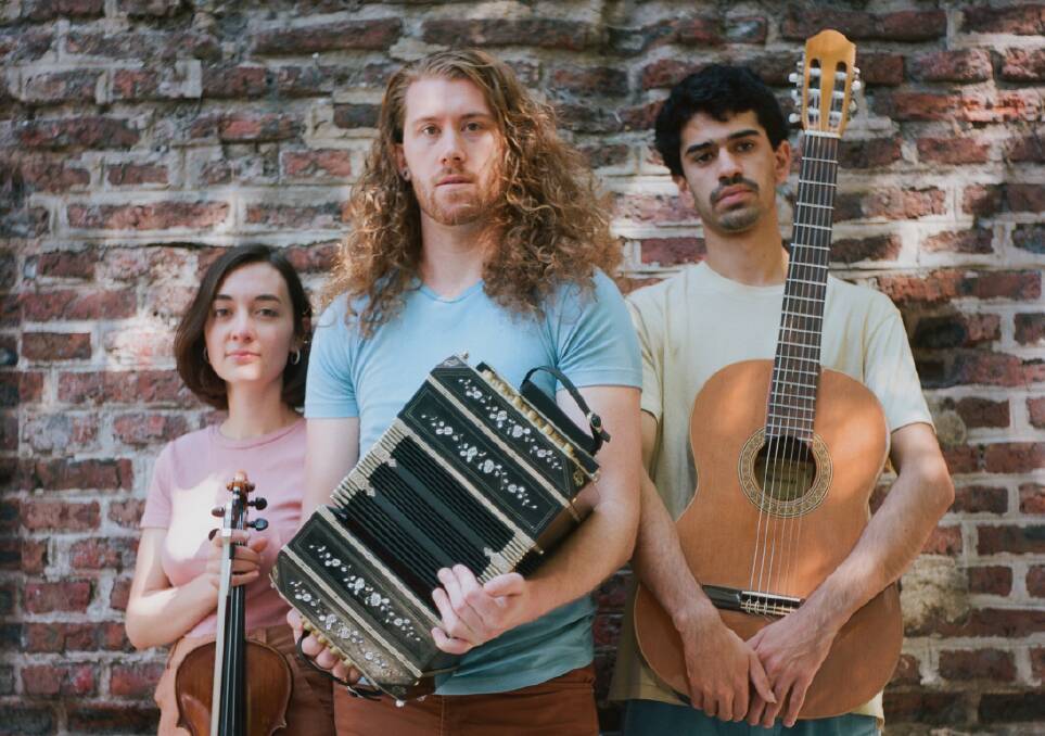 Laura Urteaga, Owen Salome and Benjamin Aedo are Guanaco Trio. Picture supplied