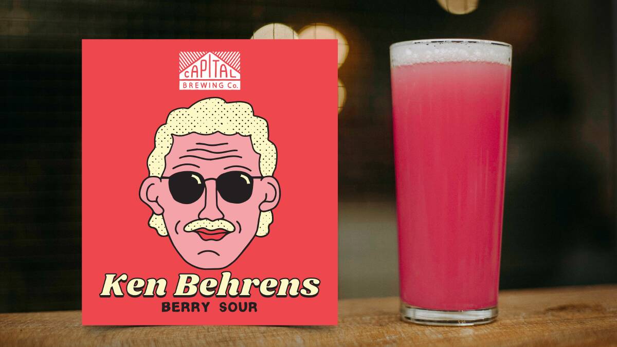 The Ken Behrens berry sour has been popular for Capital Brewing. Picture: Supplied