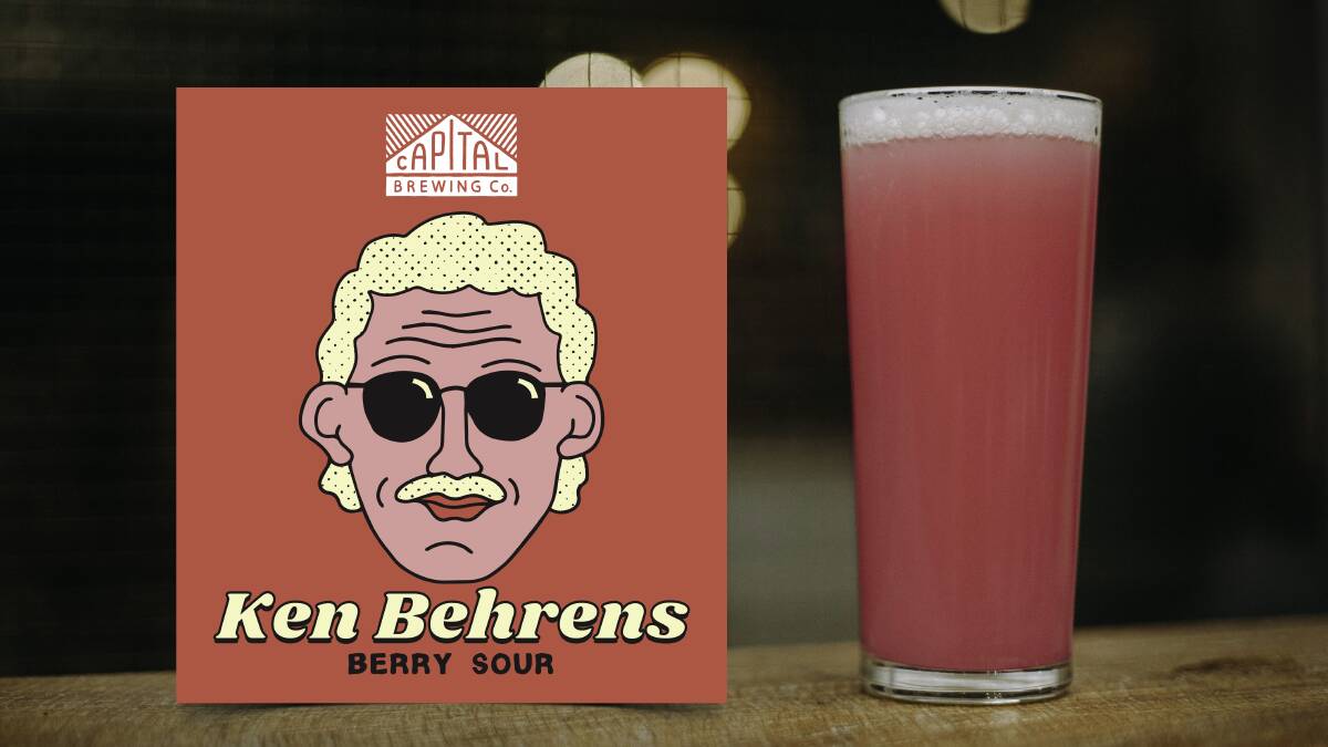 Capital Brewing's Ken Behrens berry sour is available now. Picture: Supplied 