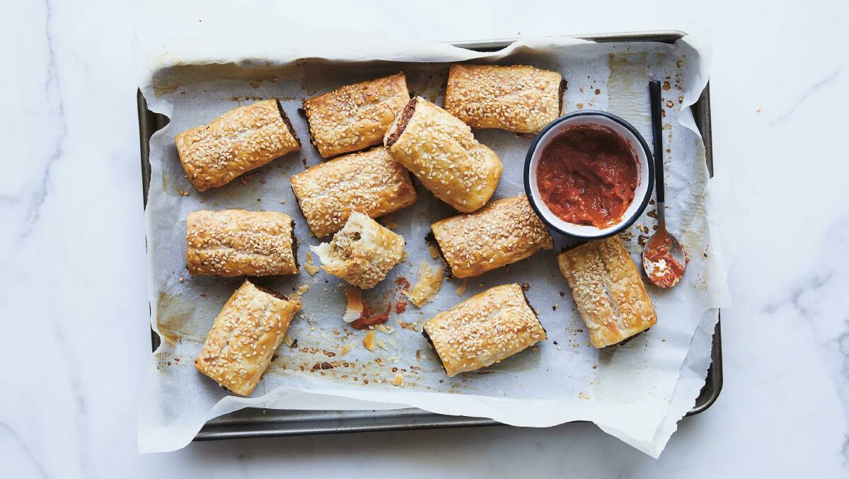 Sausage rolls. Picture: Cath Muscat