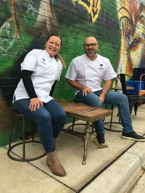 Chefs Vanessa Scanes and Alex Piris are raising awareness of mental health.
