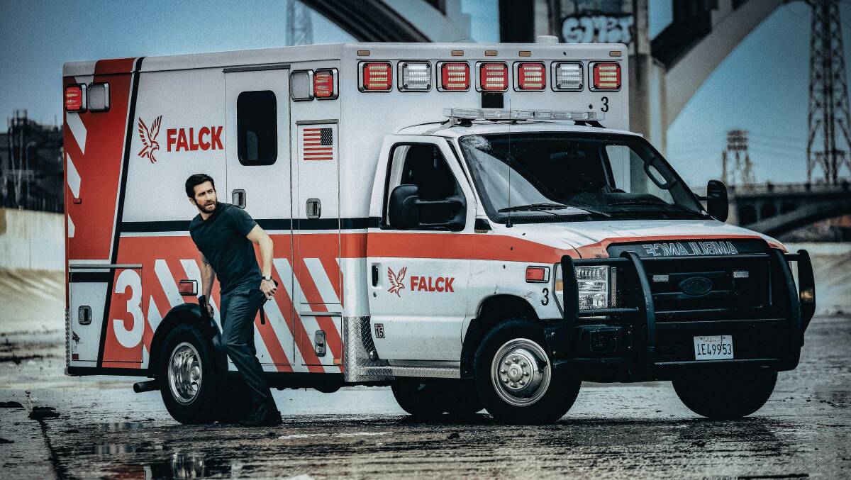 Jake Gyllenhaal is listed as the star but is upstaged by sassy paramedic Cam, played by Eiza Gonzalez. Picture: Supplied