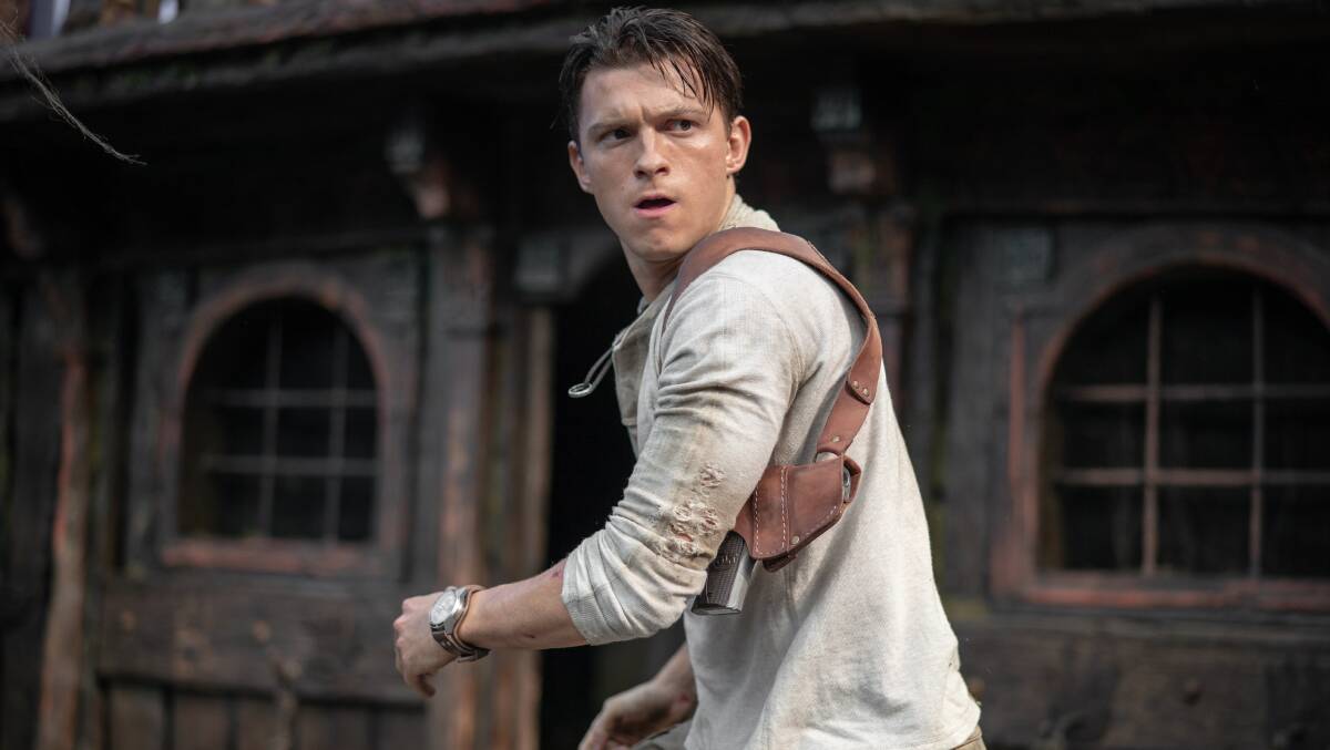 Tom Holland in Uncharted. Picture: Clay Enos