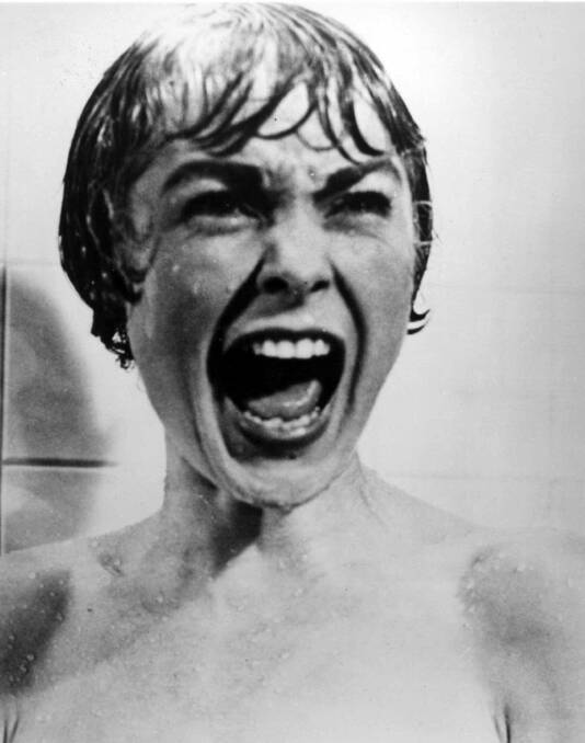 Janet Leigh's iconic scene in Psycho (1960). Picture supplied