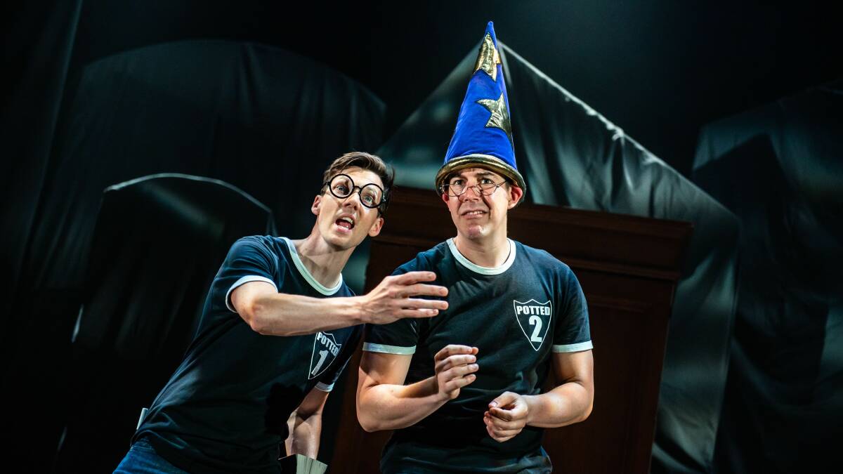 Potted Potter has two actors providing a condensed, energetic recap of the Harry Potter saga. Picture supplied