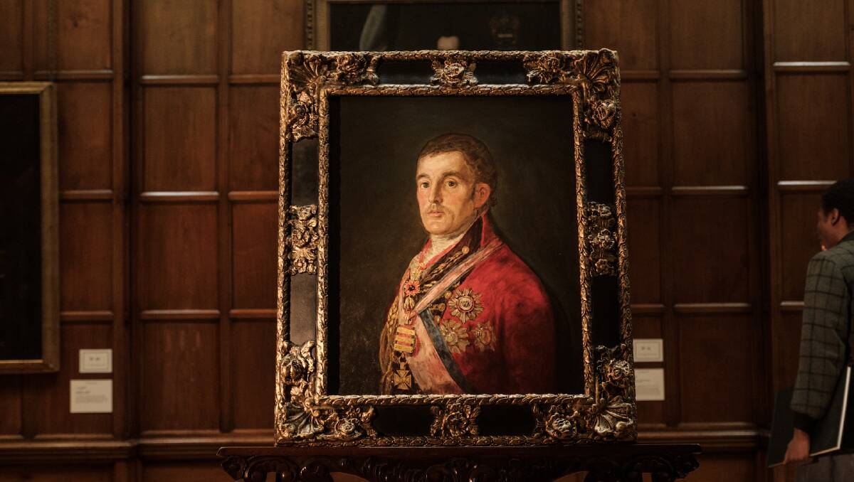 The Goya portrait of the Duke of Wellington that is stolen in The Duke. Picture: Transmission Films