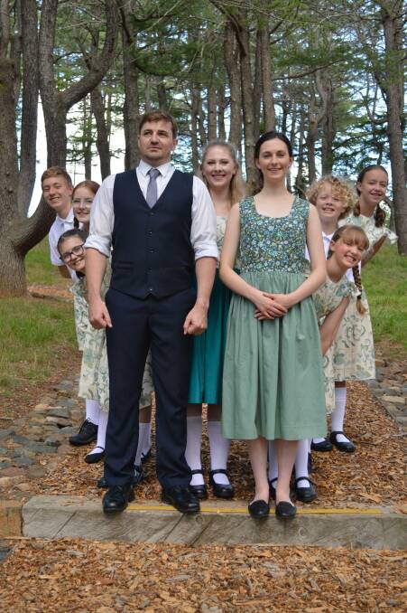 The von Trapps in Queanbeyan Players' The Sound of Music (2021). Picture: Supplied