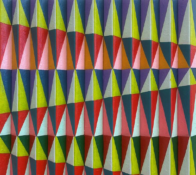 Al Munro: Colour fold 7, 2021 (detail). Picture: Supplied