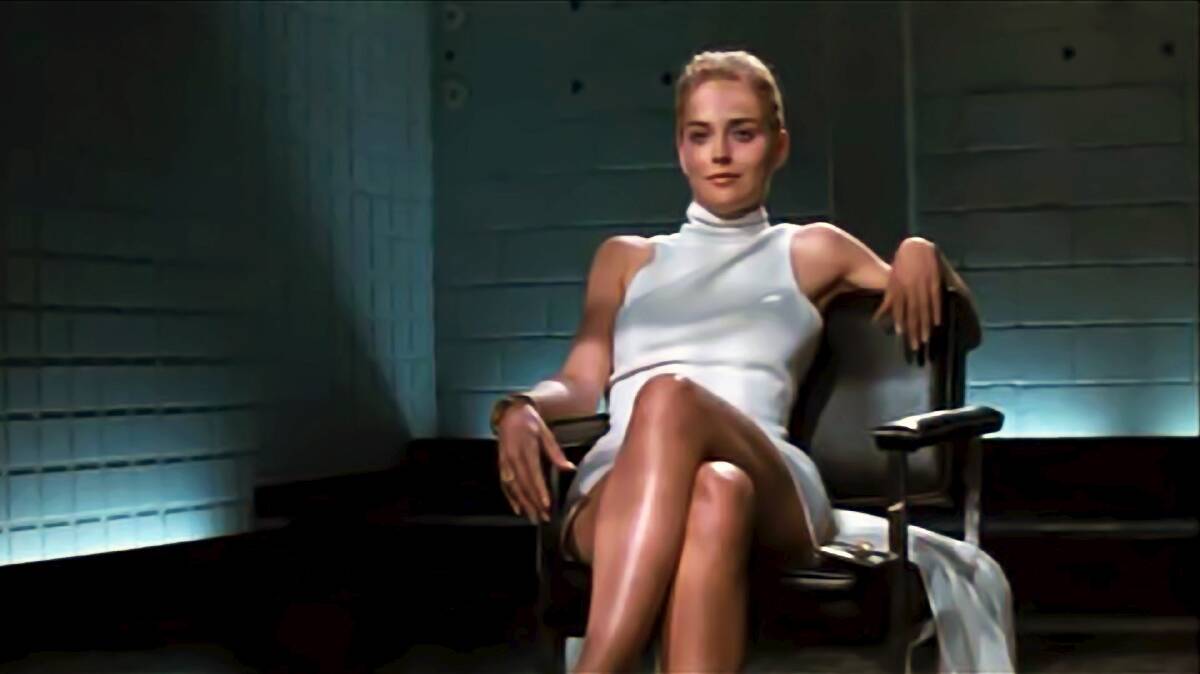 Sharon Stone in Basic Instinct. Picture supplied 