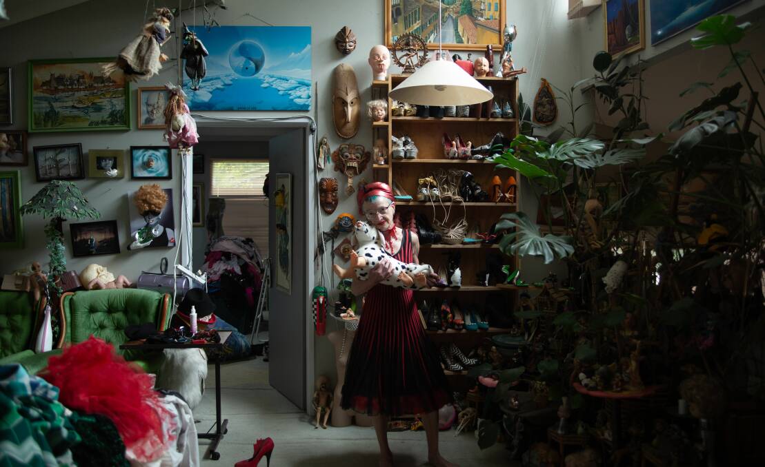 Kristina Kraskov's I'm just a suburban fashionista won the Art Handlers Award in the 2021 National Photographic Portrait Prize. Picture: Supplied