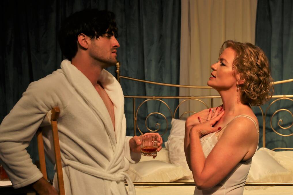Teig Sadhana, left and Victoria Dixon in Cat on a Hot Tin Roof. Picture: Cathy Breen.