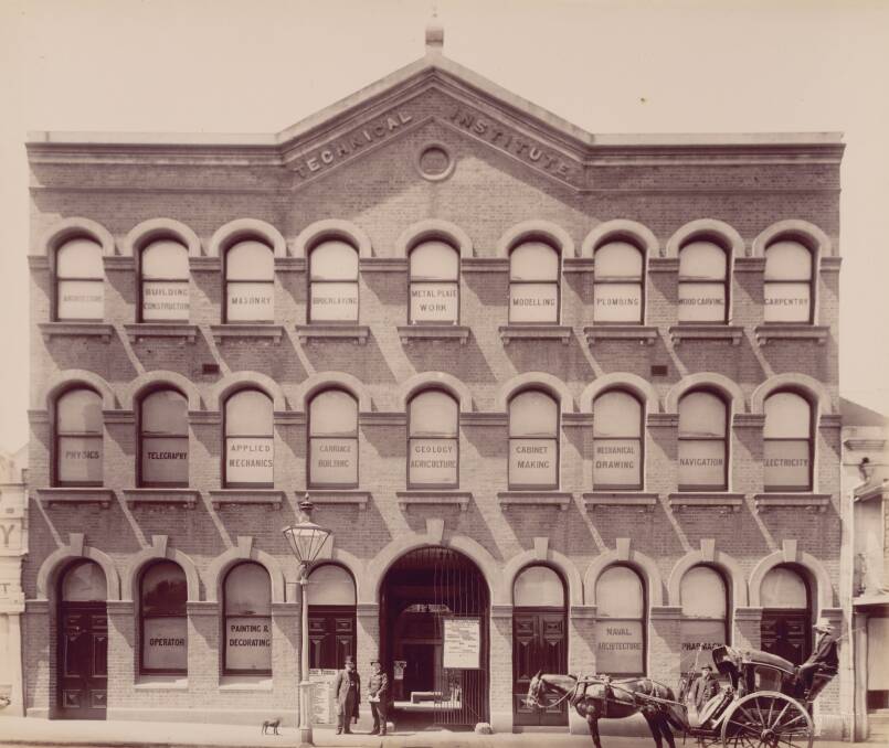 
Charles Bayliss, Sydney Technical College Building Exterior, 1889. Picture: National Library of Australia