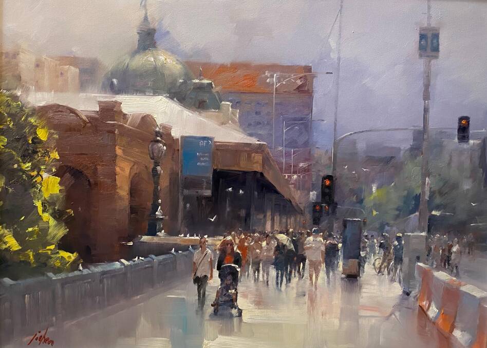 Flinders Station 2018 by Melbourne artist Ji Chen. Picture: Supplied
