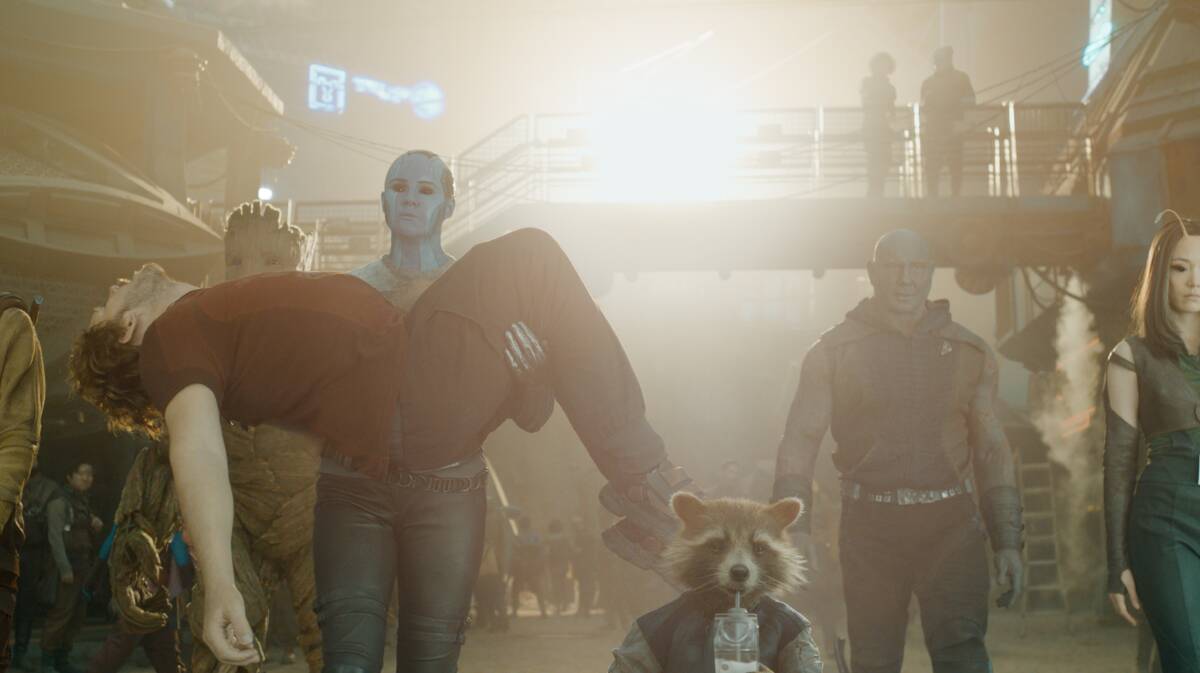 A scene from Guardians of the Galaxy Vol. 3, in cinemas now. Picture supplied