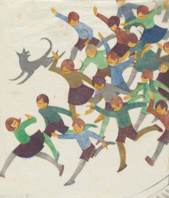 Ethel Spowers, School is Out, 1935. Picture: National Gallery of Australia